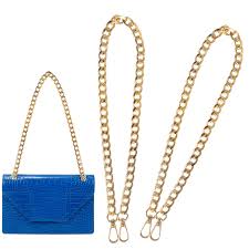 Juego de 2 Cadenas Doradas para Bolsos - 60 cm