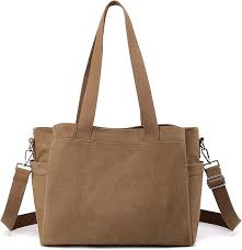 Bolso Bandolera de Lona Grande para Mujer - NICOLE & DORIS