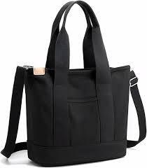 Bolso de Lona Multifuncional para Mujer - Alta Capacidad y Estilo Casual