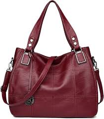 Bolso Tote Grande de Cuero con Flecos para Mujer