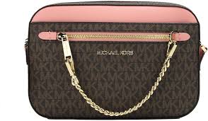 Bolso Bandolera Grande Michael Kors Jet Set - Cuero PrimRose