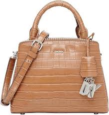 Bolso Satchel DKNY Paige SM para Mujer - Caramelo