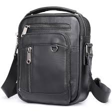 Bolso Mensajero de Cuero para Hombre