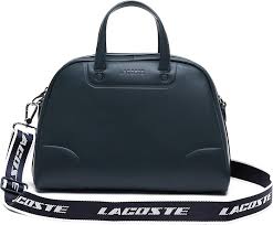 Bolso Bowling Original Lacoste Sinople Marine 166 Blanc