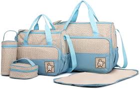 Miss Lulu: Set de Bolsos Cambiadores Multifuncionales para Bebés