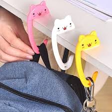 Juego de 4 Ganchos para Bolsos y Sombreros