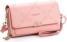 Bolso Cruzado PAULO SERINI® Rosa para Damas