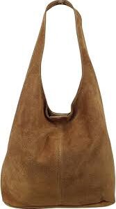 Bolso de Ante Marrón Coñac Freyday FFSA30 para Mujer