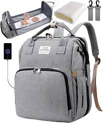 ITRAPES: Mochila y Pañalera Bebé con Cambiador
