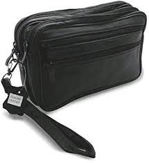 Bolso de Hombre XXL de Piel - Bandolera de Muñeca