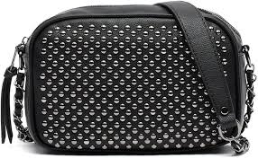 Bolso Bandolera Pequeño MISAKO Chitao con Detalles Metálicos