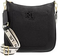 Bolso Cruzado Negro para Mujer - Lauren Ralph Lauren