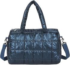 Bolso Bandolera Acolchado de Nylon para Mujer