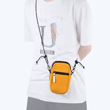 Mini Bolso Bandolera Amarillo para Hombre y Mujer