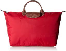 Bolso de Tela Rojo Granate para Mujer - Longchamp