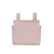 Bolso Maternidad Muselina PUNTOS Rosa