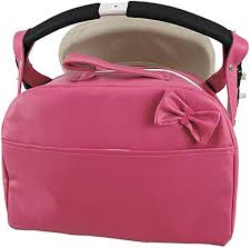 Bolso Maternal Fucsia de Polipiel para Carro de Bebé - Danielstore