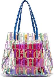 Bolso de Mano Mujer Estampado Letras