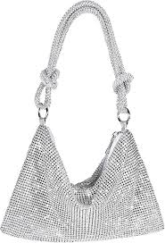 Bolso Brillante de Noche con Diamantes de Imitación