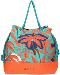 Bolso de Playa UNI: Fantasía Exótica Multicolor