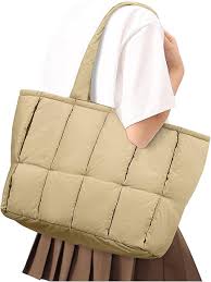 Bolsos Acolchados de Nailon para Mujer - Winspansy