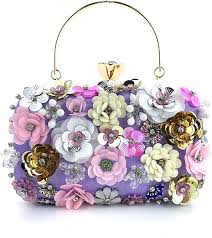 Bolso de Noche Floral de Lujo para Mujer - Set de 2