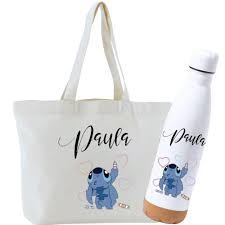 Weprintfy: Bolsa Personalizada y Botella de Acero para Mujer