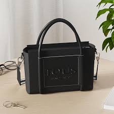 Bandolera TOUS Empire Soft Grande para Mujer - Negro