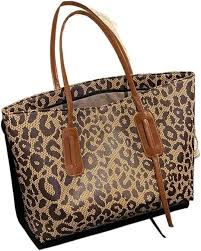Bolso Grande de Leopardo para Mujer - Elegante y Práctico