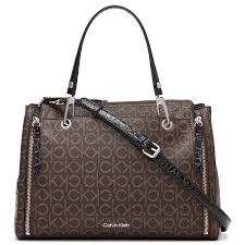 Bolso Bandolera Reyna CK para Mujer - Marrón/Caqui