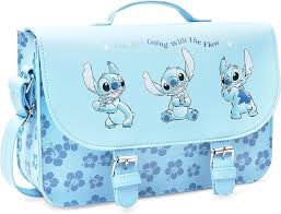 Bolso Bandolera Stitch para Niña - Azul