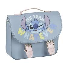 Bolso STITCH Azul Elegante 18.5 x 16.5 x 5.3 cm