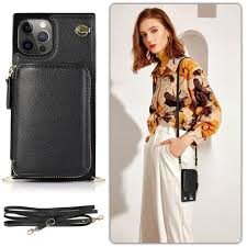 Funda Cartera Cruzada con Cremallera para Apple