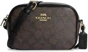 Mini Bolsa Coach para Cámara Mujer - Negro/Marrón