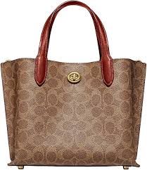 Bolsa de Lona Coach Willow 24 para Mujer - Óxido Bronceado
