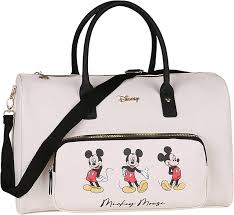 Bolsa de Viaje Mickey Mouse para Mujer - Color Crudo