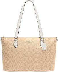 Bolso COACH Gallery para Mujer en Caqui Claro