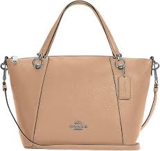 Bolso Cruzado Kacey Plateado para Mujer - COACH