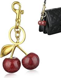 Colgante de Cereza AOZUO para Bolsos y Llaveros