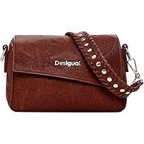 Bolso de Mano Desigual PU para Mujer - Marrón