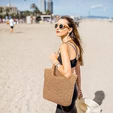 Bolso de Paja Boho para Verano