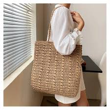 Bolso de Playa de Paja Bohemio - YQBUER
